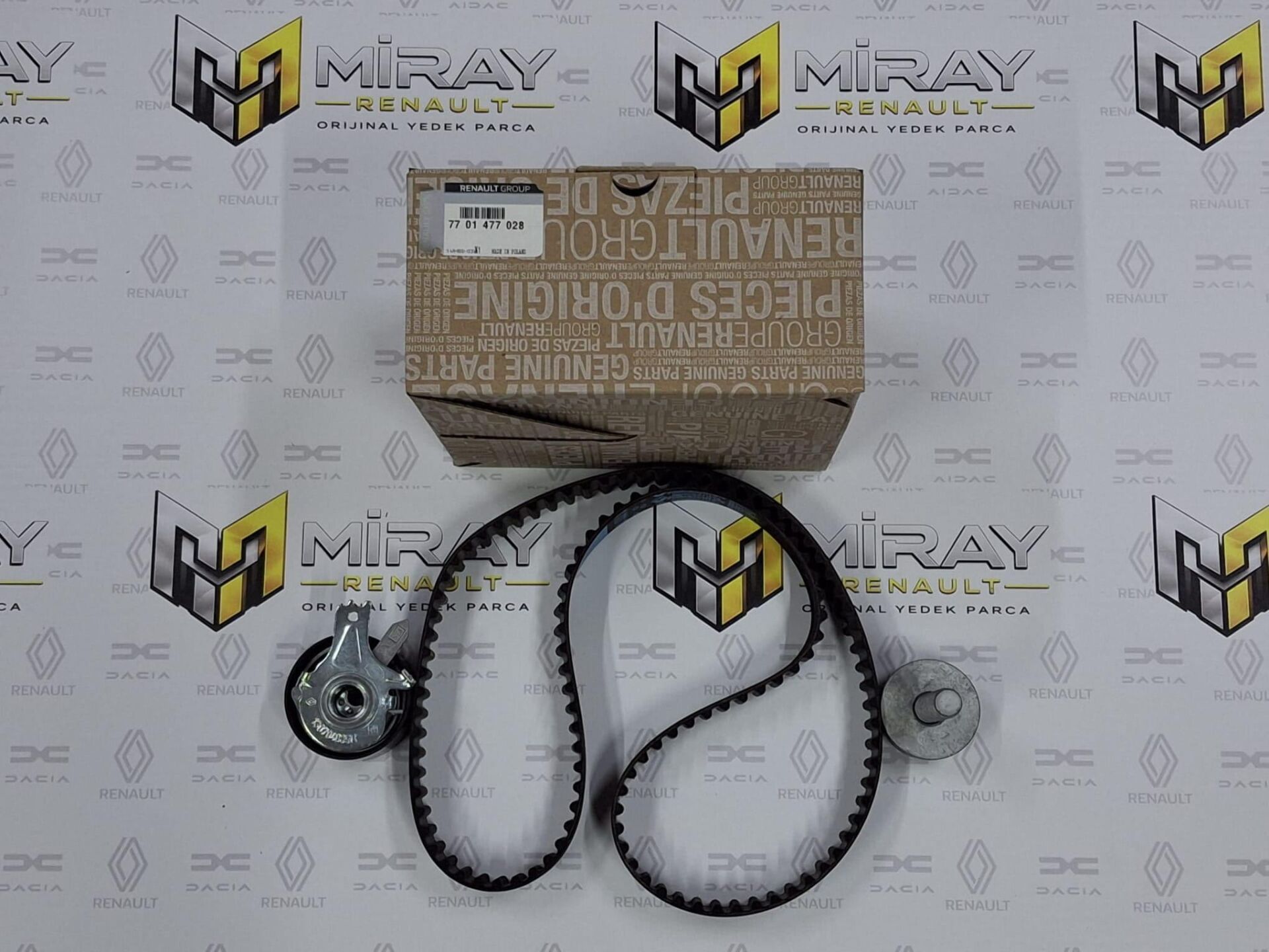 Clio 2-II Kangoo 2-II Eksantrik Kayış Triger Seti 1.5 Dci K9K 7701477028 - Mais