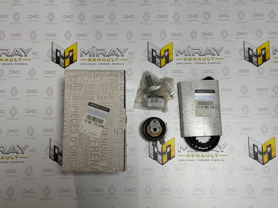 Megane 4-IV Talisman Eksantrik Kayış Triger Seti 1.5 Dci K9K (Euro 6) 130C19462R-130C17561R - Mais